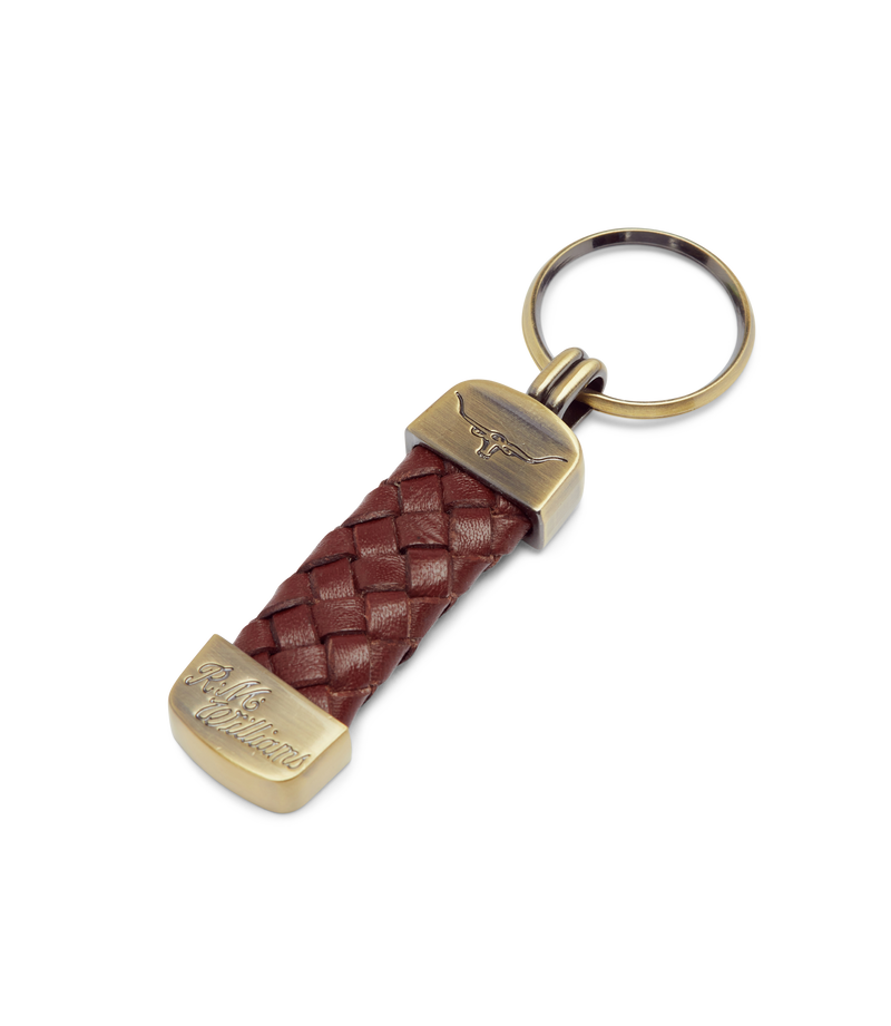 RM Williams Plaited Key Ring
