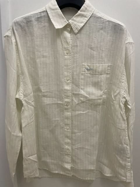 RM Williams Hopeland Stripe Linen Shirt Ladies
