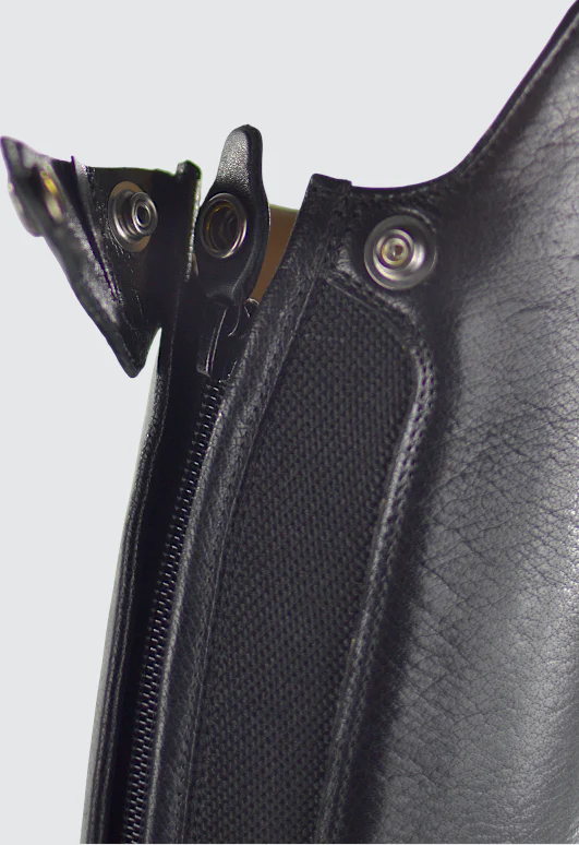 Secchairi London Glitter Black Ladies Top Boots