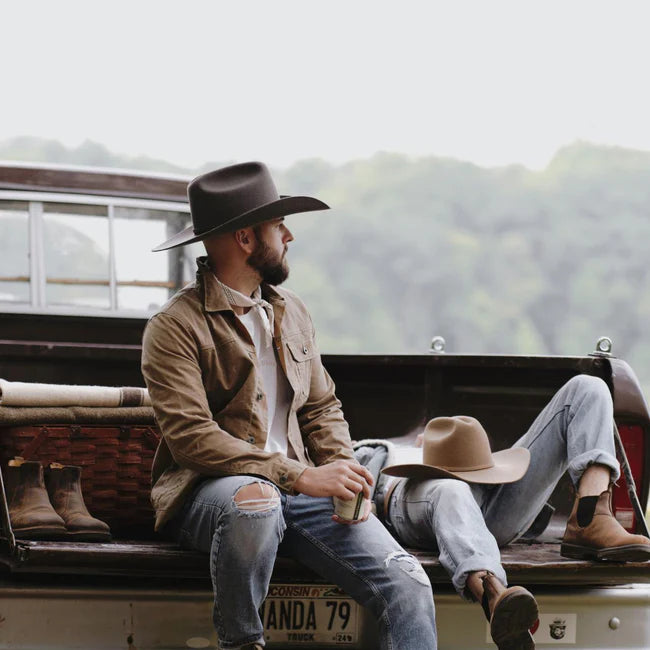 Will & Bear Buck Smoke Felt Cowboy Hat