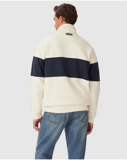 RM Williams 90s logo 1/4 zip sweatshirt