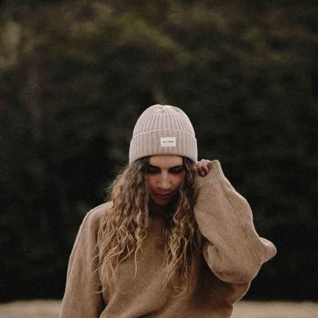 Will & Bear Levi Wool Beanie Tusk