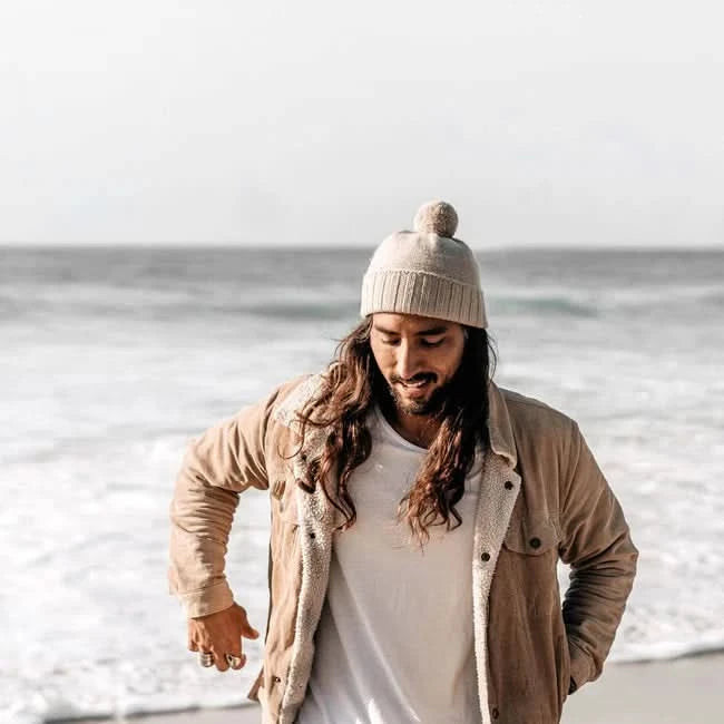 Will & Bear Tasman Soft Wool Beanie Fawn