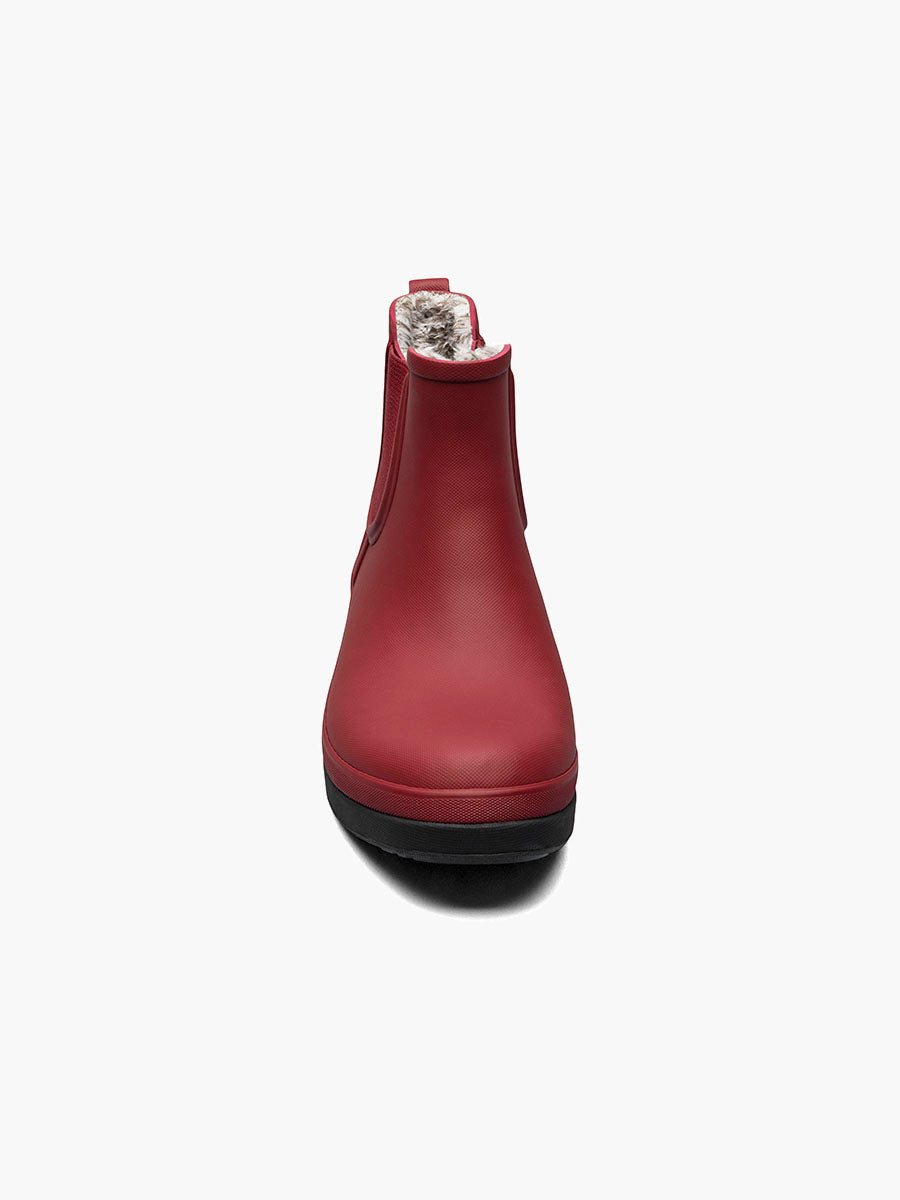 BOGS AMANDA CHELSEA II WATERPROOF BOOTS BURGUNDY