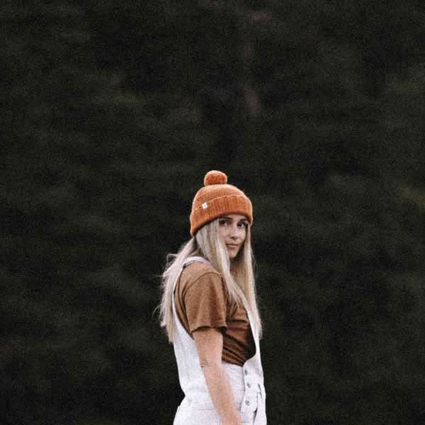 Will & Bear Tasman Wool Pom Pom Beanie Ochre