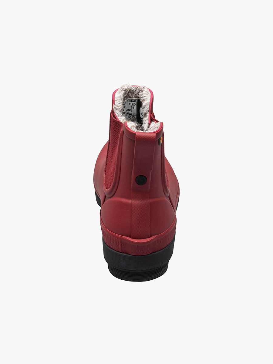 BOGS AMANDA CHELSEA II WATERPROOF BOOTS BURGUNDY