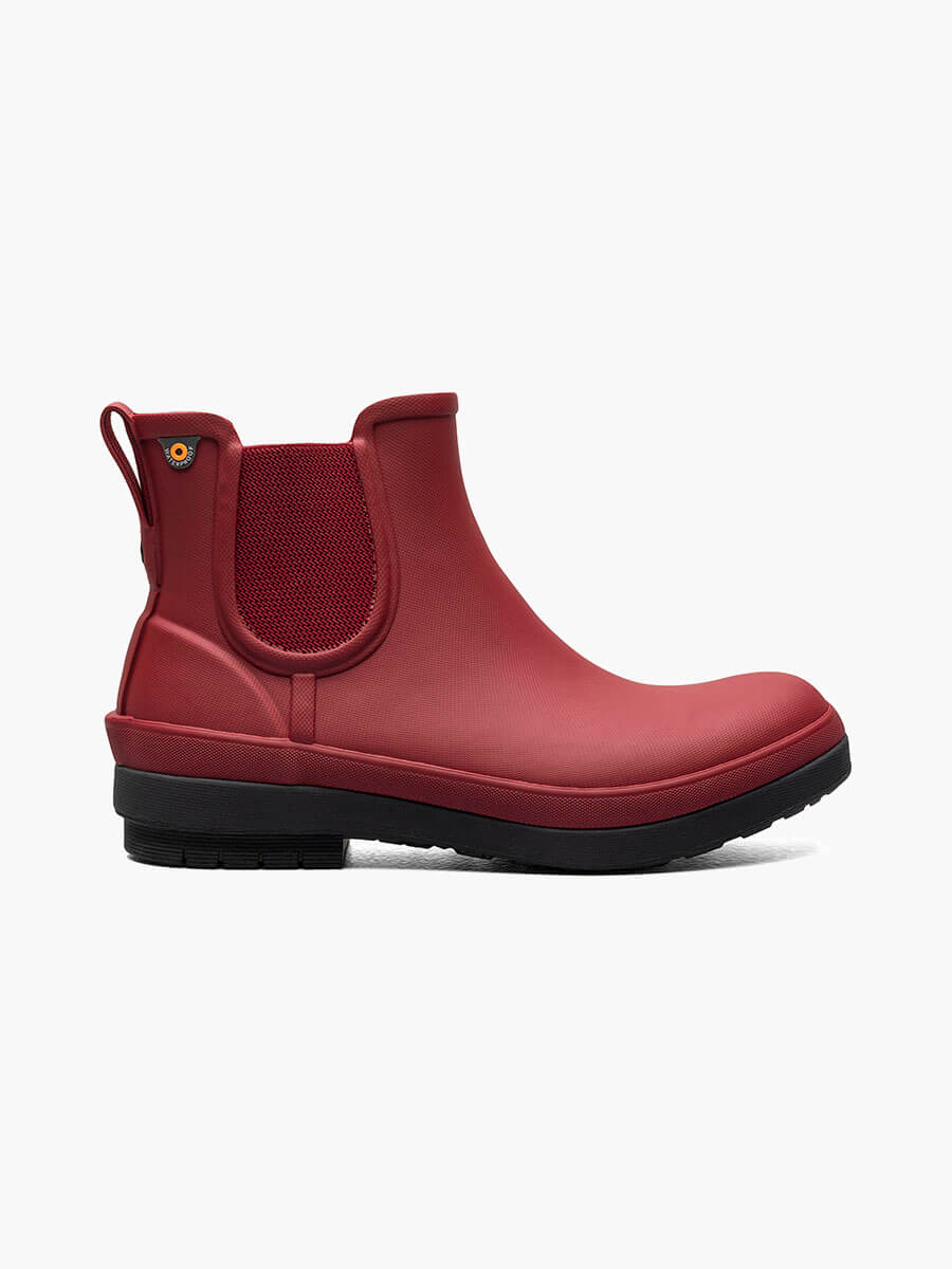 BOGS AMANDA CHELSEA II WATERPROOF BOOTS BURGUNDY
