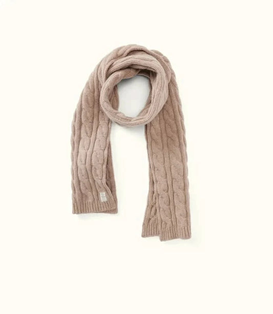 RM Williams Highland Cable Wool Scarf