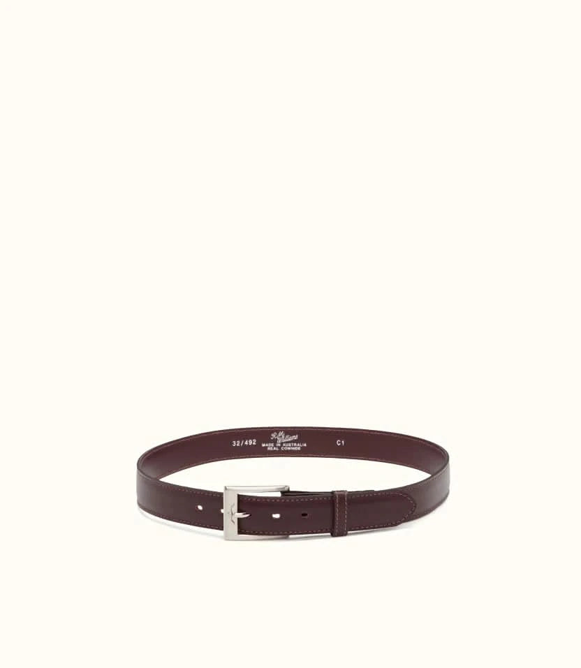 RM Williams Dress Belt Chestnut