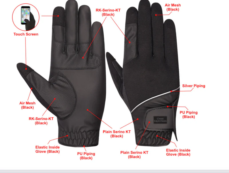 SERINO-KT WITH 4 WAY SPANDEX GLOVES (WITH RUBBER STAMP)