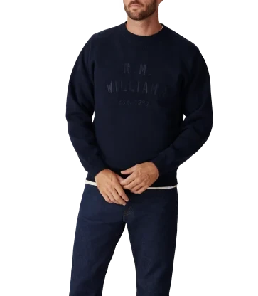 RM Williams Bale Sweatshirt Navy