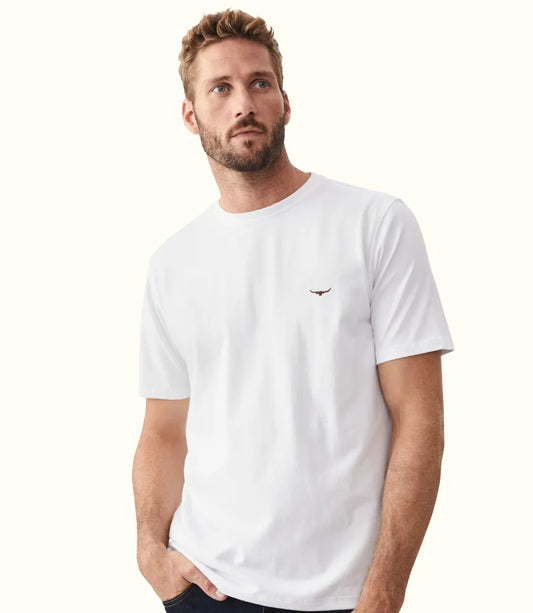 RM Williams Parson T-Shirt White