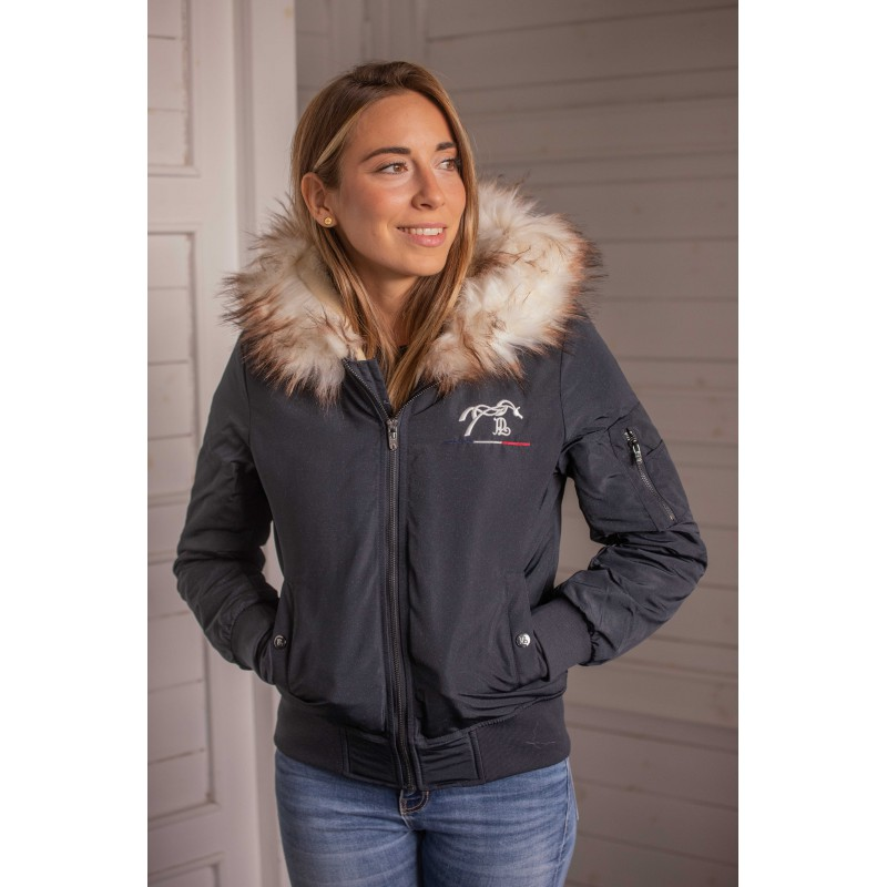 Penelope Lyon Bomber Jacket Powder Navy