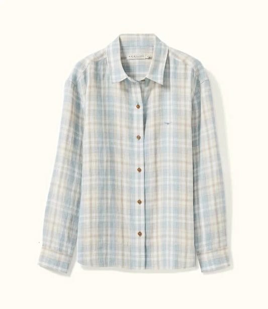 Hopeland check linen shirt