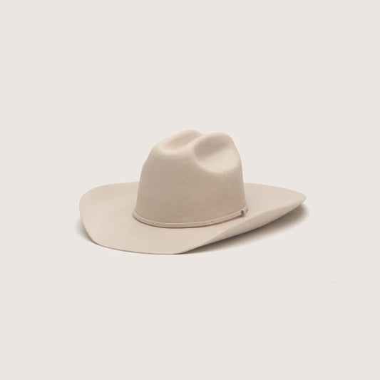 Will & Bear Buck White Felt Cowboy Hat