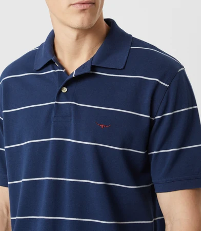 RM Williams Albany Stripe Polo