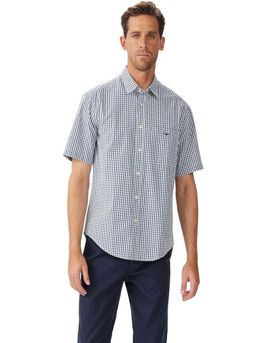 RM Williams Augusta Classic Popin Short Sleeve Shirt