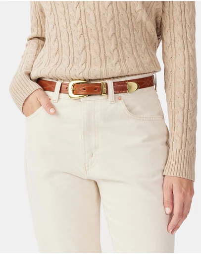 RM Williams Cate Stitched Belt