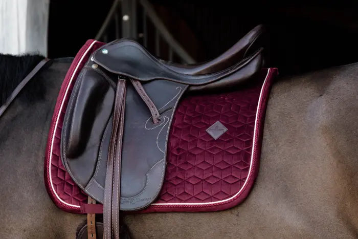 Kentucky Velvet Bordeaux Saddle Pad