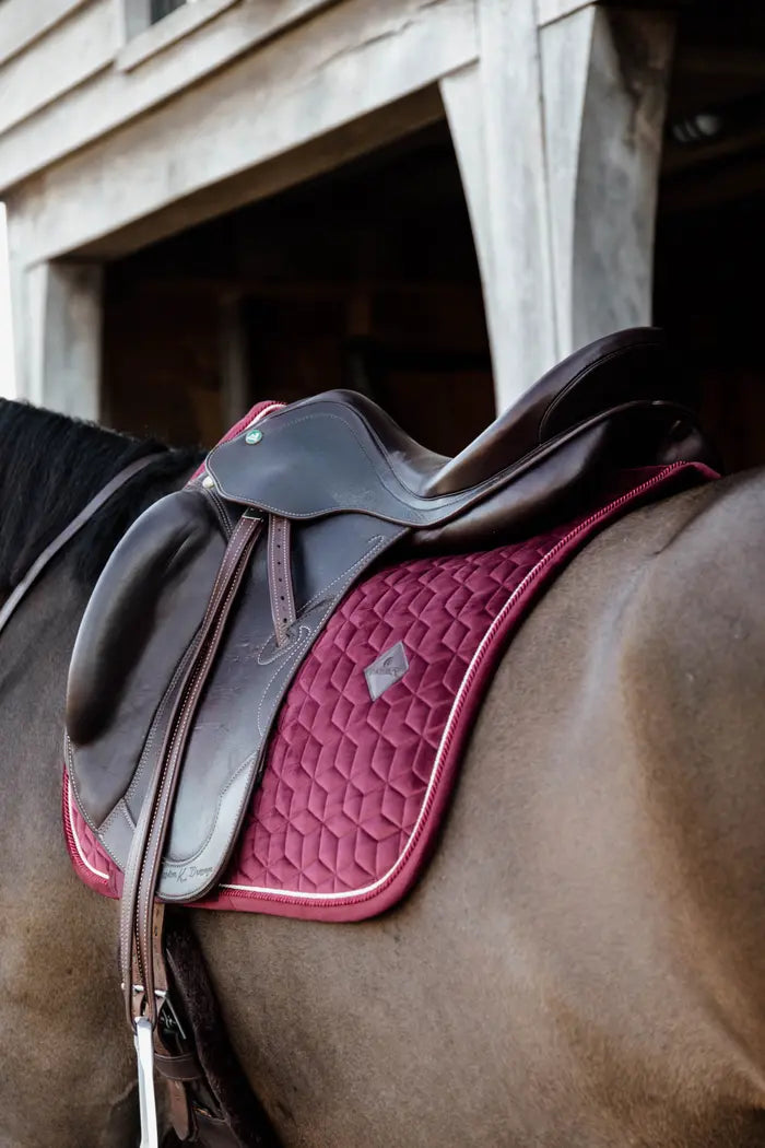 Kentucky Velvet Bordeaux Saddle Pad