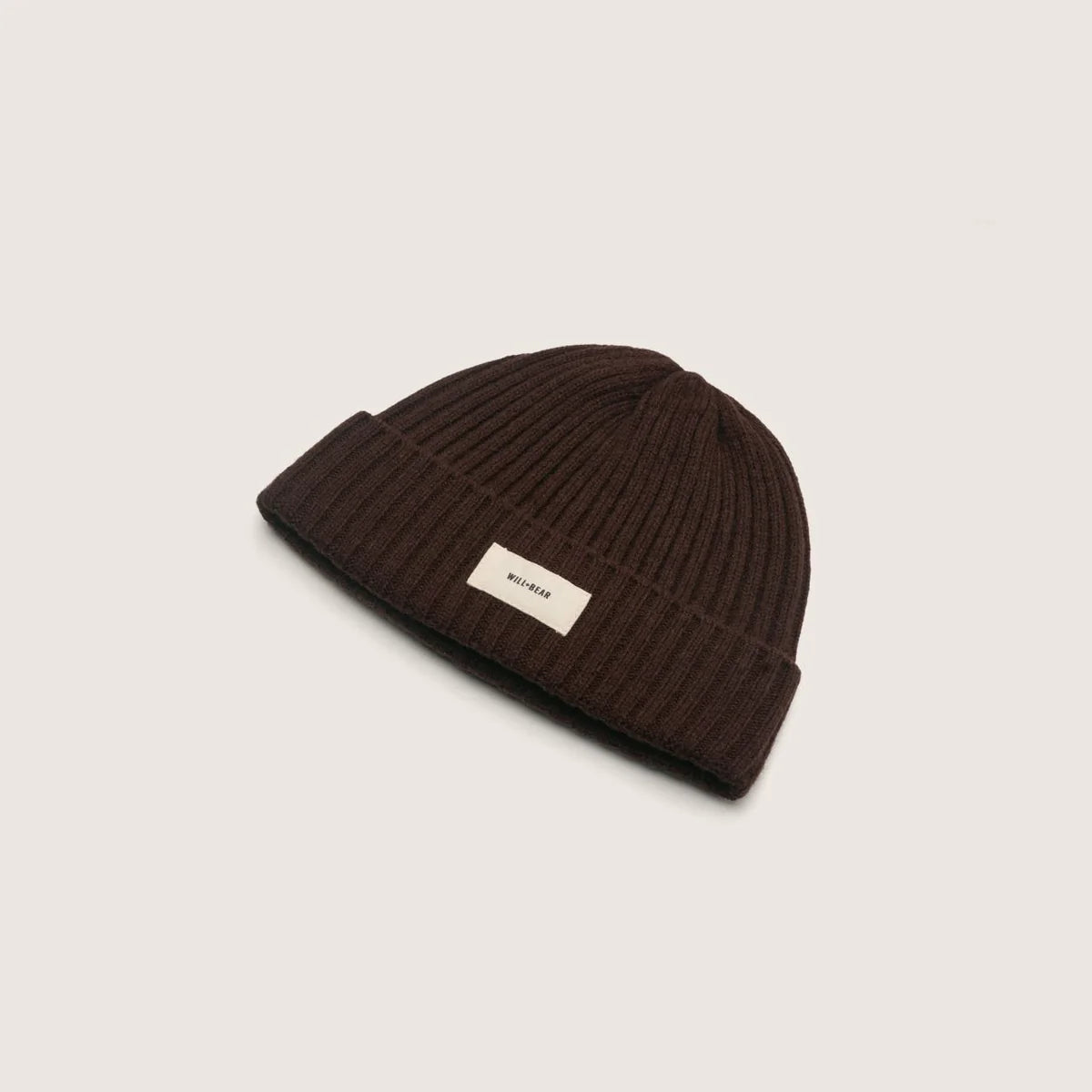 Will & Bear Levi Wool Beanie Dark Brown