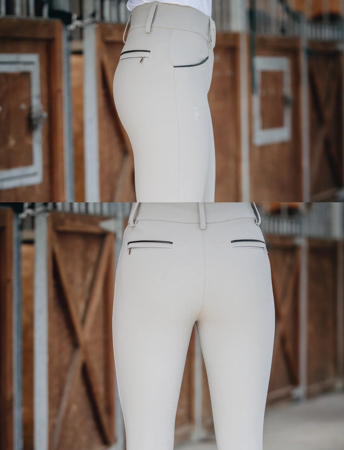 Beyond The Bit Nova VII Breeches Light Grey