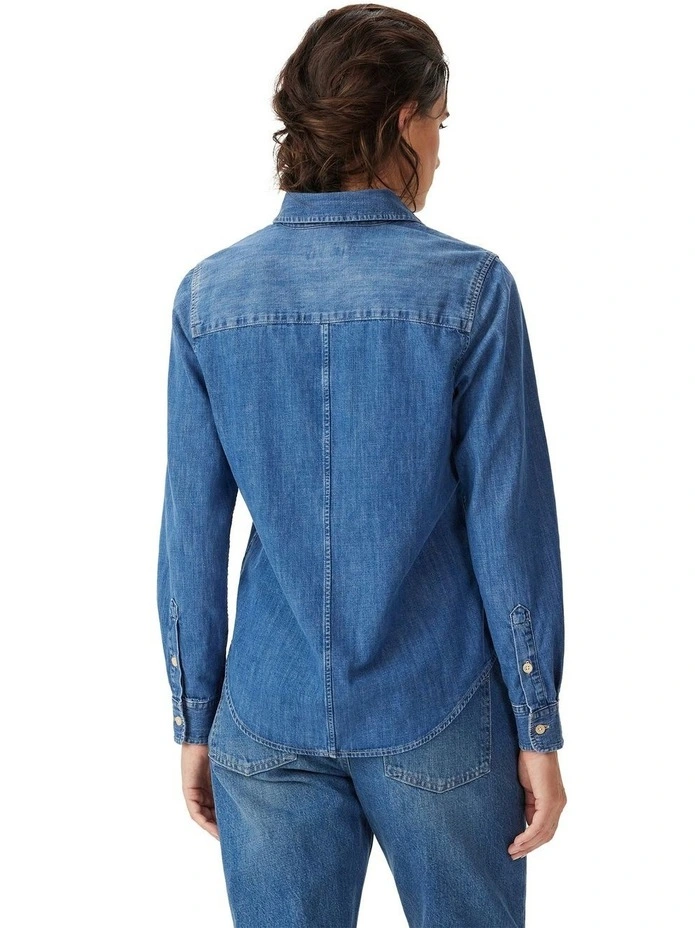 RM Williams Olney Denim Shirt