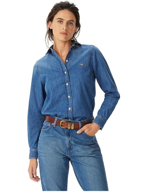 RM Williams Olney Denim Shirt