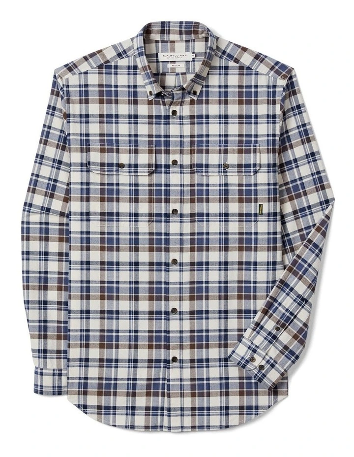 RM Williams Orion Brush Check Shirt