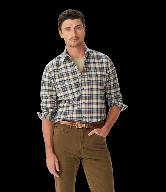 RM Williams Orion Brush Check Shirt