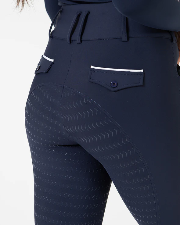 Podium Pro Tech Hybrid Breeches Navy