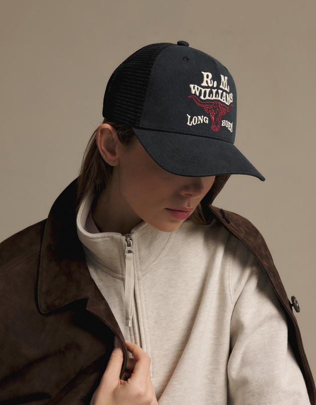RM Williams Longhorn Trucker Cap