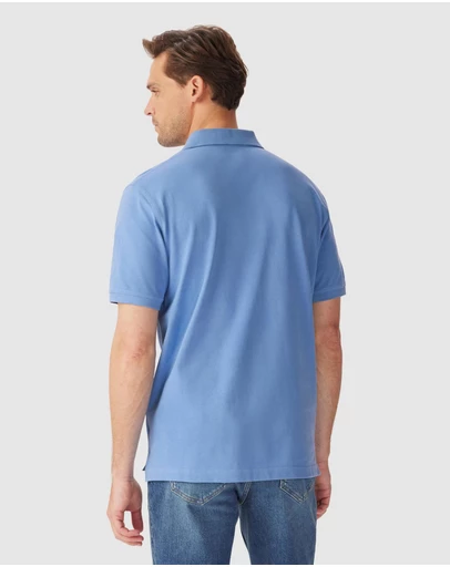RM Williams Rod Polo Soft Blue