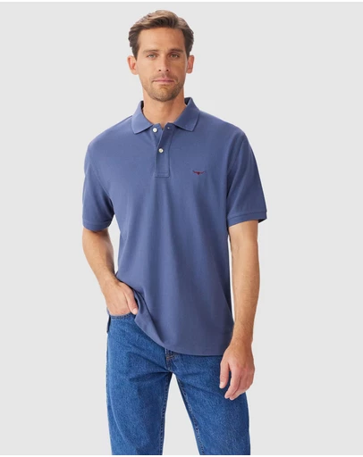 RM Williams Rod Polo Blue