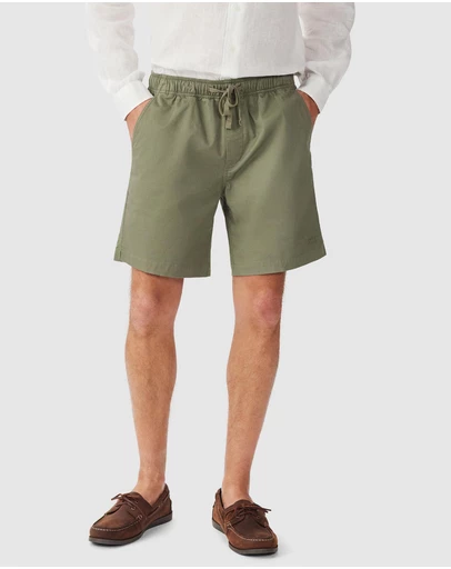 RM Williams Washed Rugby Short