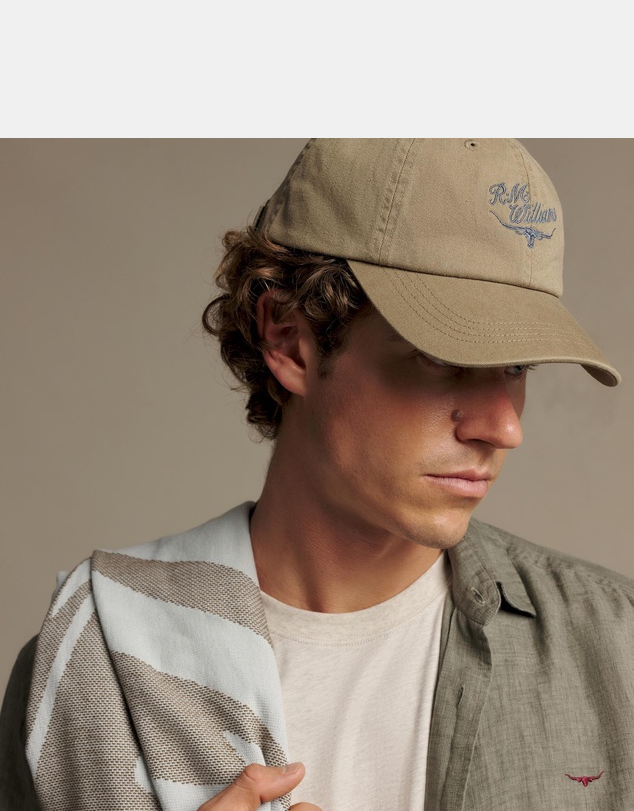 RM Williams Script Longhorn Cap