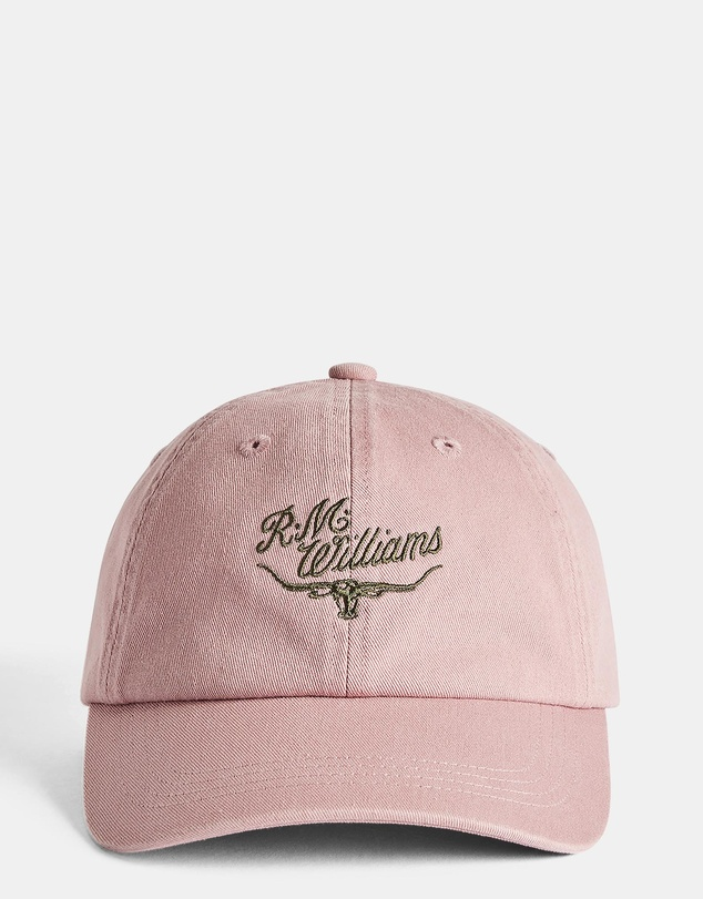 RM Williams Script Longhorn Cap Mauve