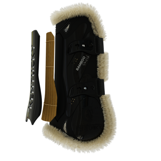 Kentucky Vegan Sheepskin Tendon Boots Bamboo Elastic