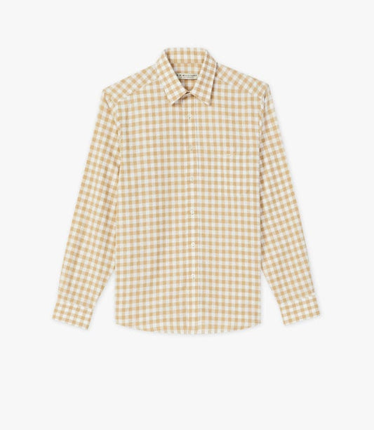 RM Williams Collins Shirt - Tan and White