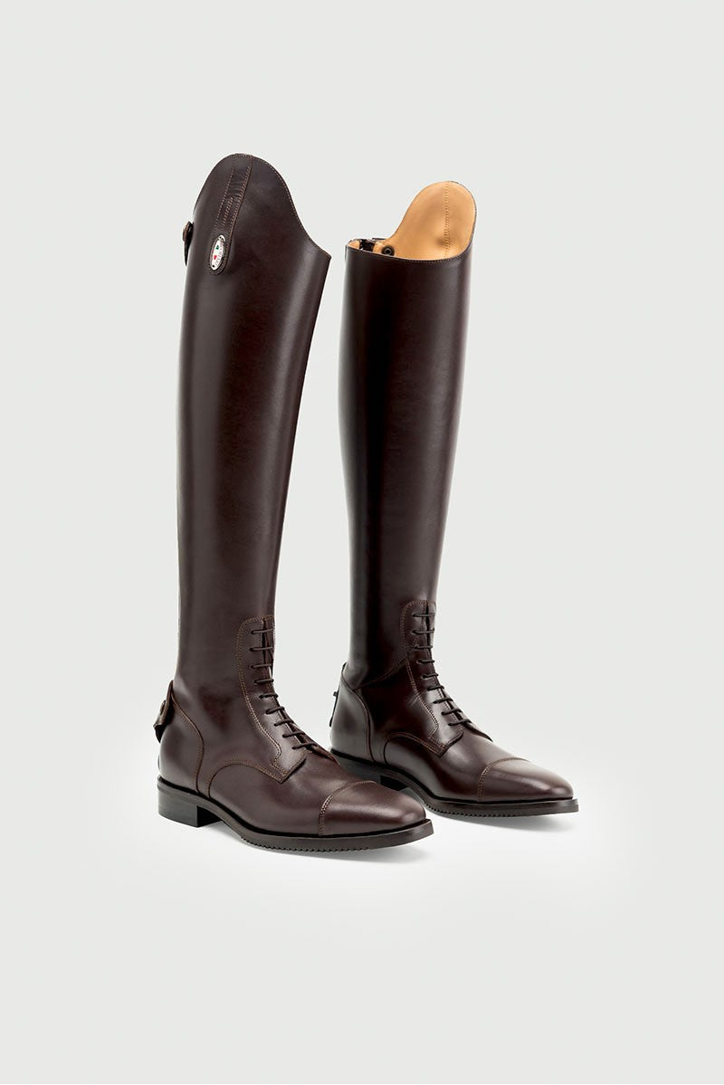 SECCHIARI 100W TOP BOOT LADIES BROWN Dapple EQ