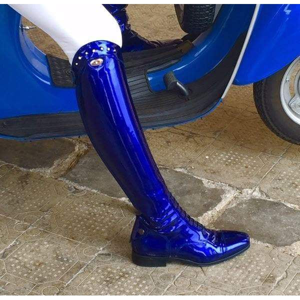 Secchiari Bespoke 100 Ladies Electric Blue Riding Boot