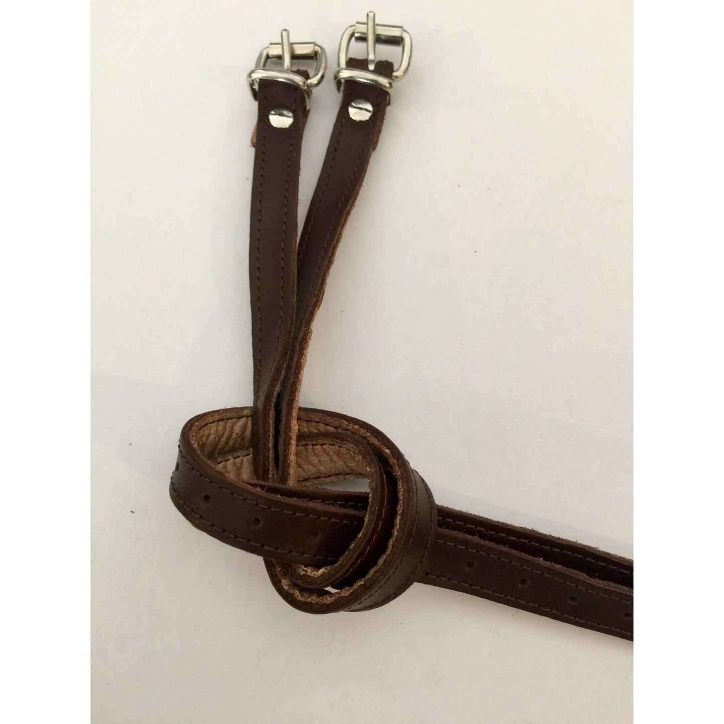 Secchiari Plain Leather Spur Straps