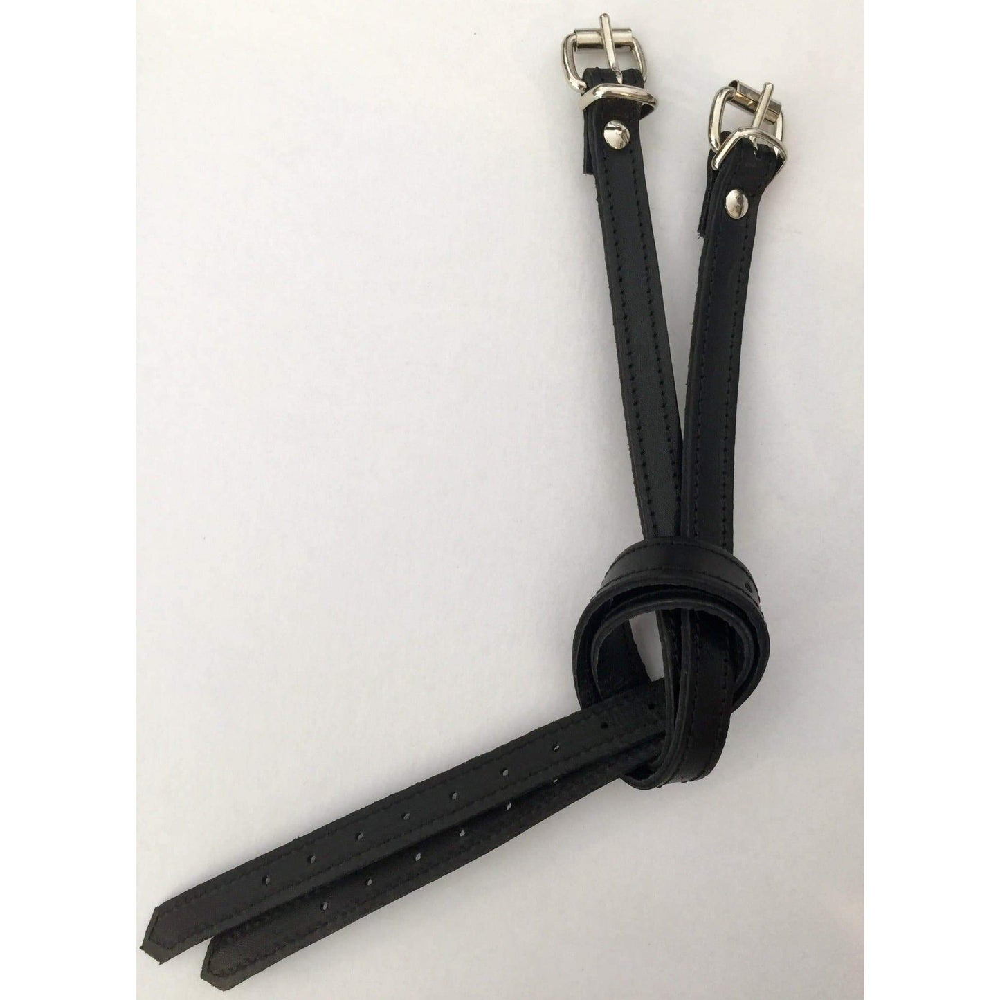 Secchiari Plain Leather Spur Straps